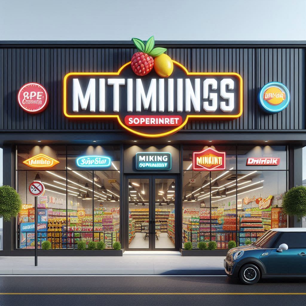 Biển hiệu siêu thị mini