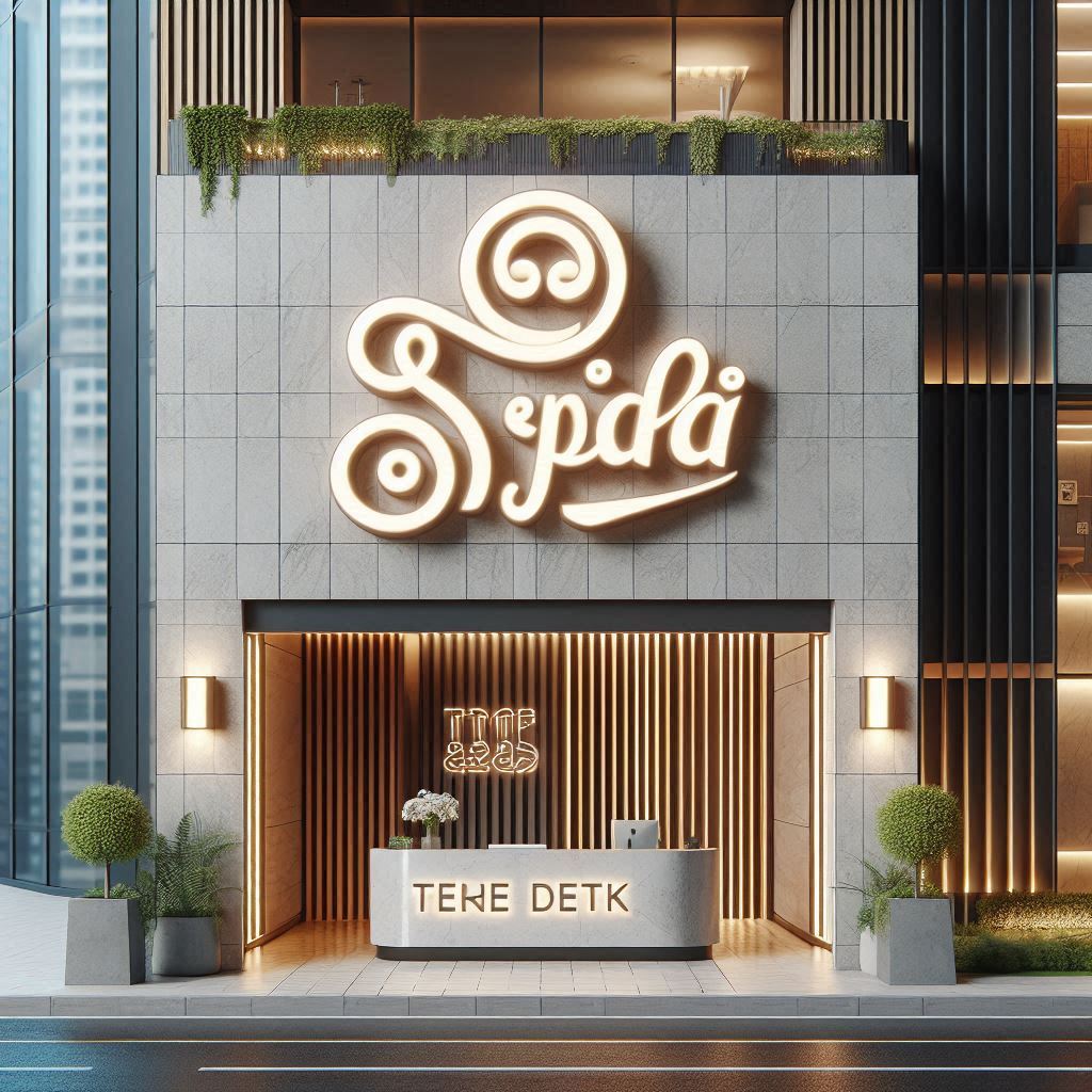 Biển hiệu Spa đẹp hút khách