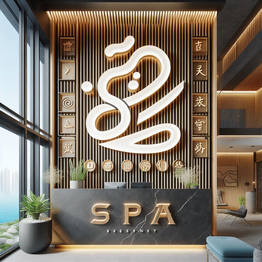 Biển hiệu Spa thu hút khách