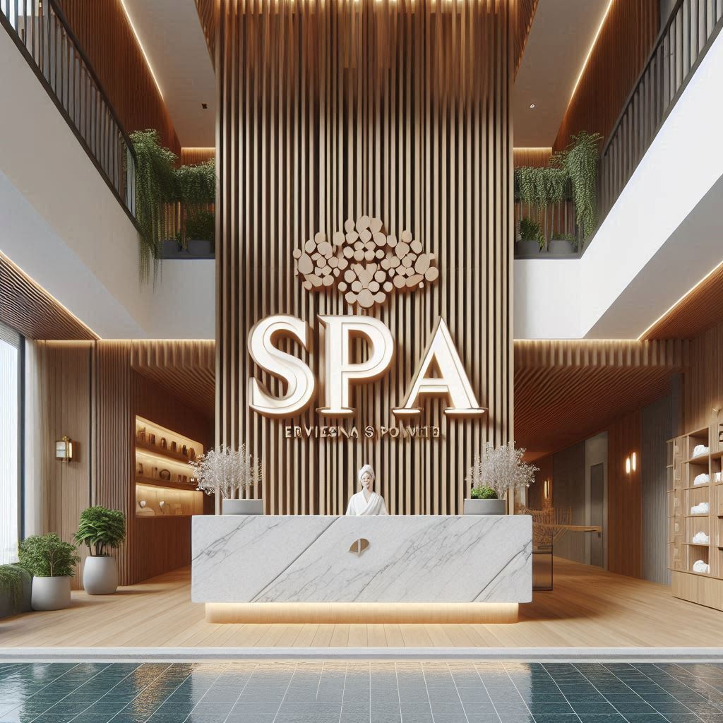 Biển hiệu Spa thu hút ánh nhìn
